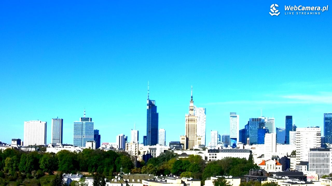 Warszawa - widok na centrum NOWOŚĆ - 03 maj 2026, 08:22