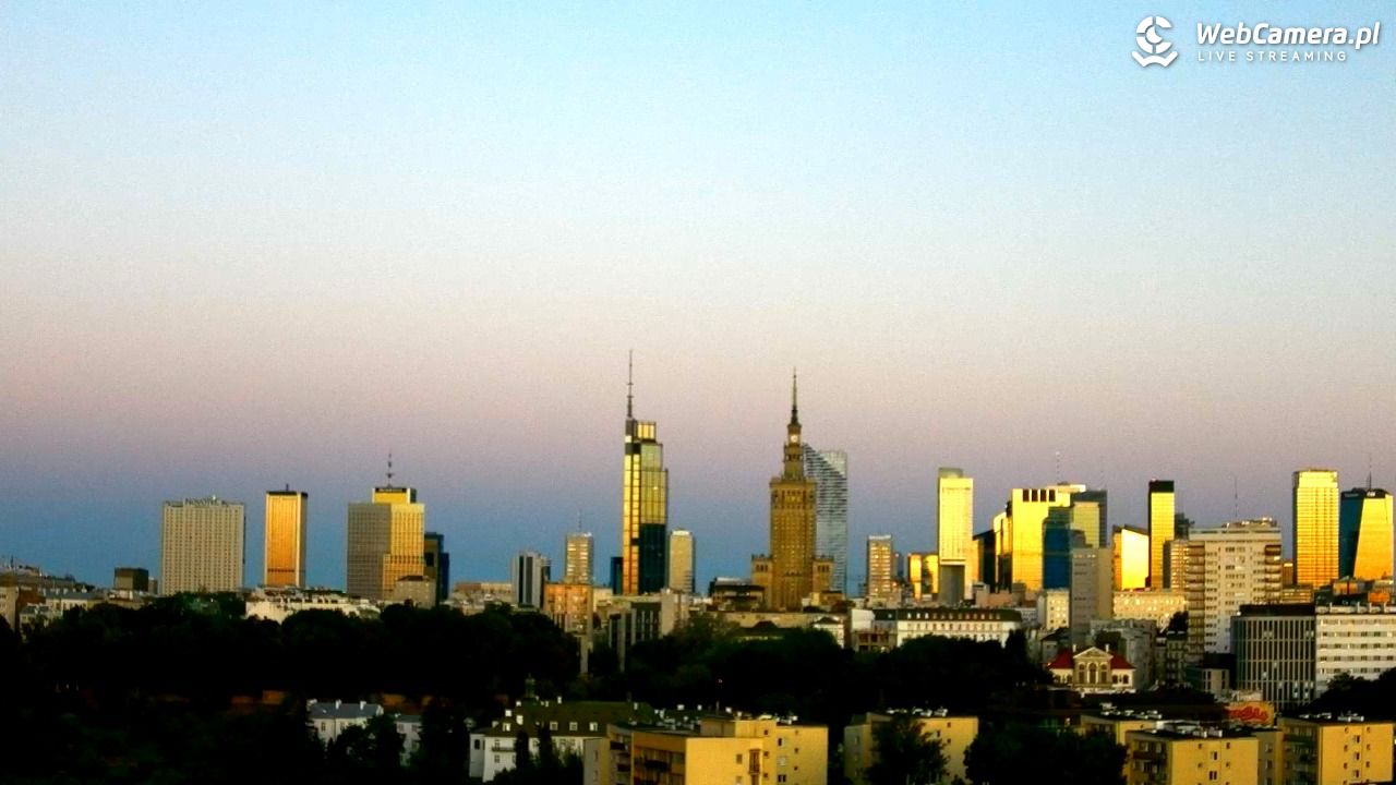 Warszawa - widok na centrum NOWOŚĆ - 01 lipiec 2025, 04:13