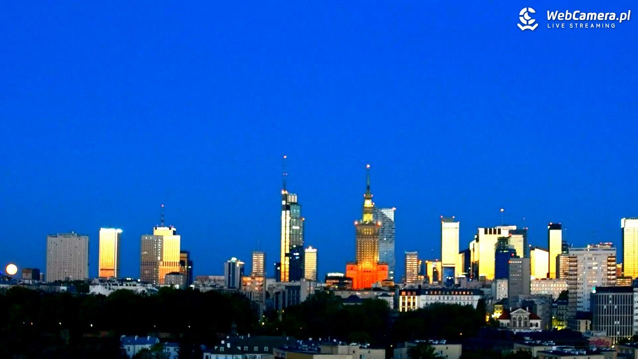 Warszawa - widok na centrum NOWOŚĆ - 02 maj 2026, 04:32