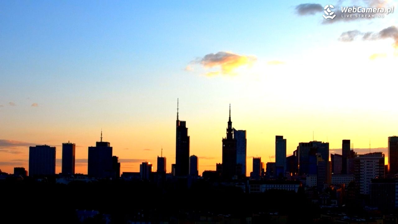 Warszawa - widok na centrum NOWOŚĆ - 29 kwiecień 2026, 19:43