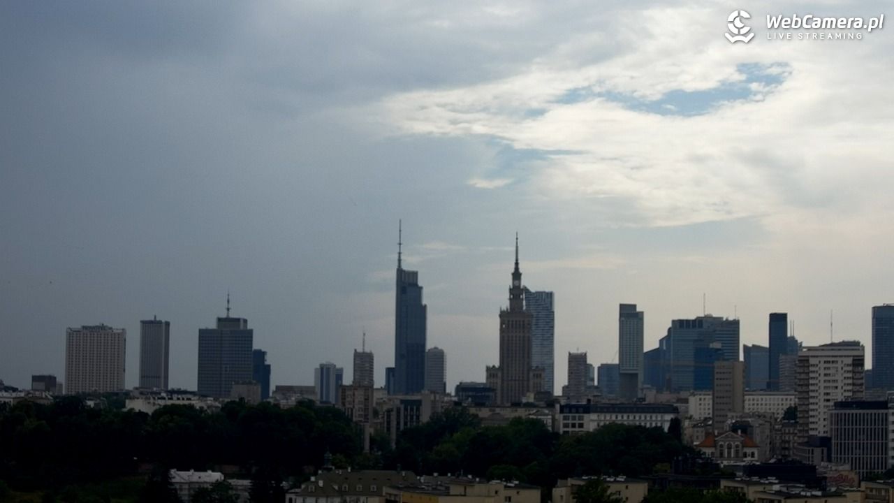 Warszawa - widok na centrum NOWOŚĆ - 21 czerwiec 2026, 14:36