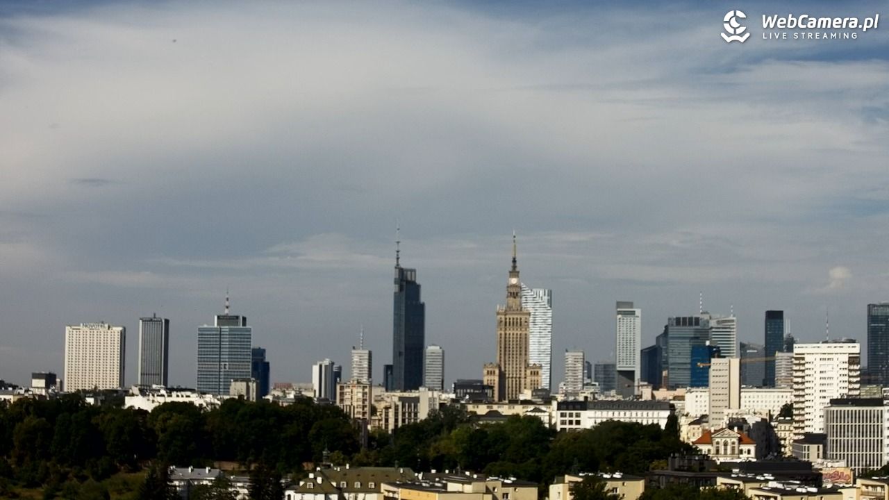 Warszawa - widok na centrum NOWOŚĆ - 21 czerwiec 2026, 09:05