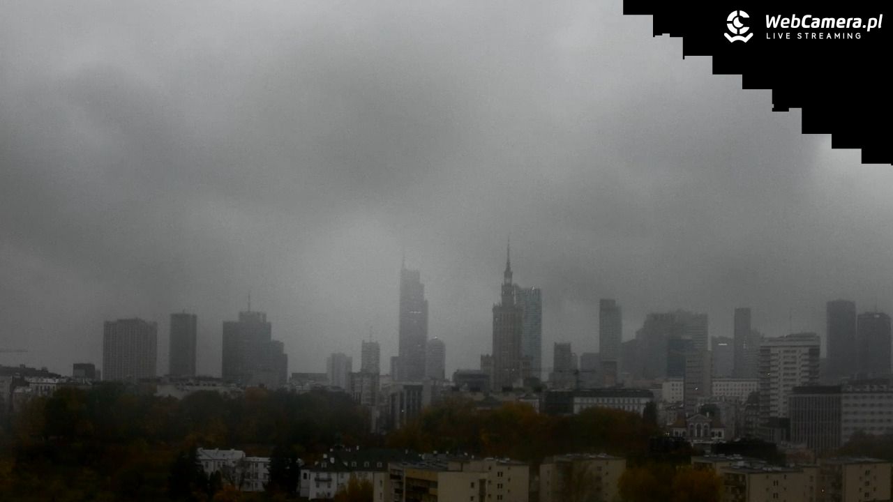 Warszawa - widok na centrum NOWOŚĆ - 24 październik 2025, 08:12