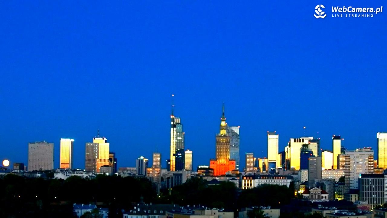 Warszawa - widok na centrum NOWOŚĆ - 02 maj 2026, 04:31