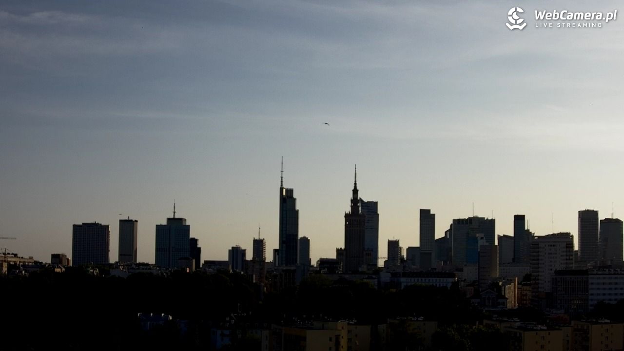 Warszawa - widok na centrum NOWOŚĆ - 26 czerwiec 2025, 19:33