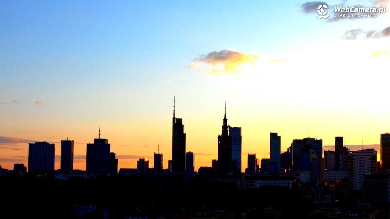 Warszawa - widok na centrum NOWOŚĆ - 29 kwiecień 2026, 19:43