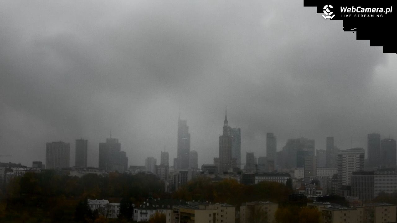 Warszawa - widok na centrum NOWOŚĆ - 24 październik 2025, 08:12