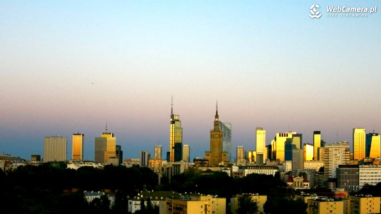 Warszawa - widok na centrum NOWOŚĆ - 01 lipiec 2025, 04:13