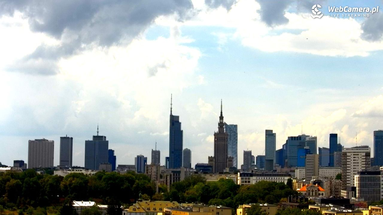 Warszawa - widok na centrum NOWOŚĆ - 21 czerwiec 2026, 12:34