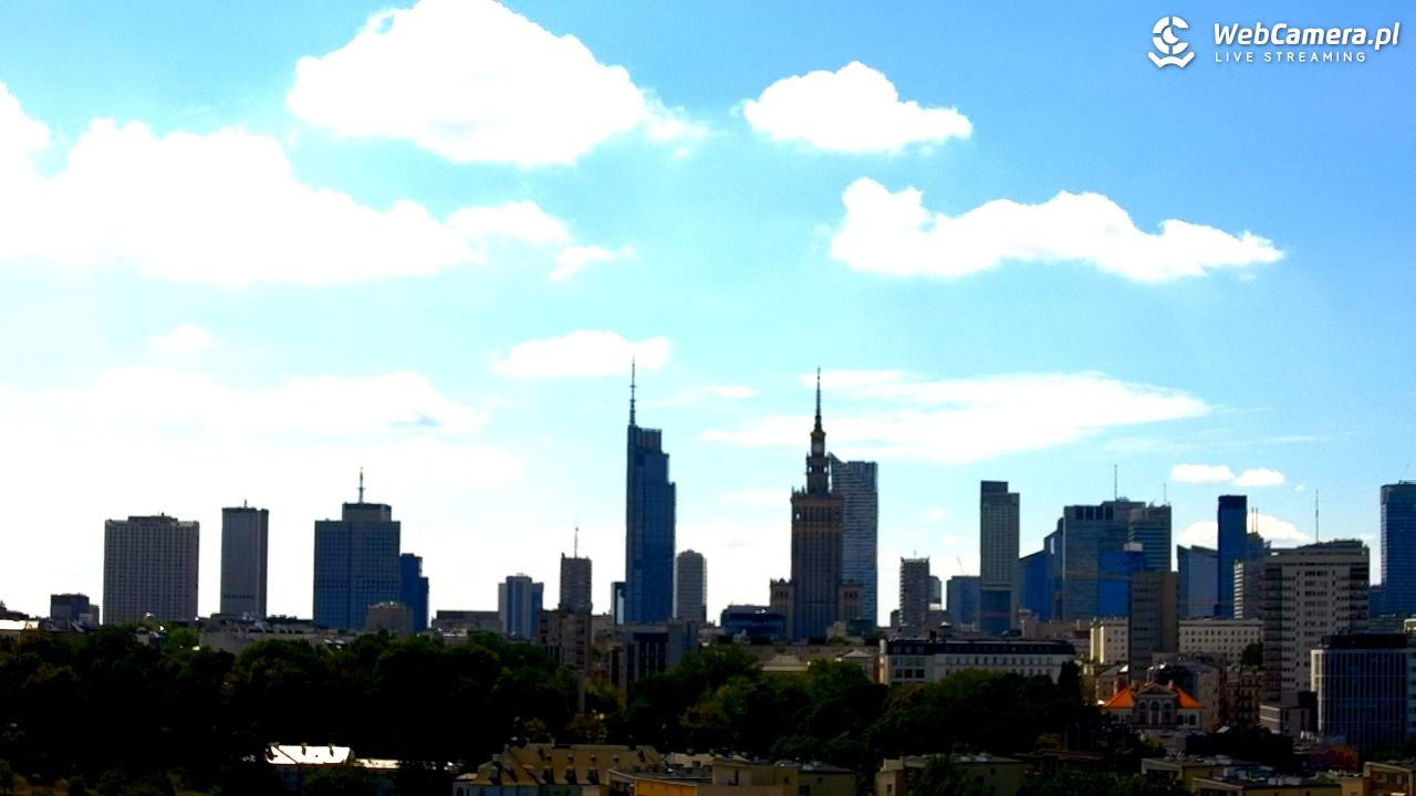 Warszawa - widok na centrum NOWOŚĆ - 22 czerwiec 2026, 13:54