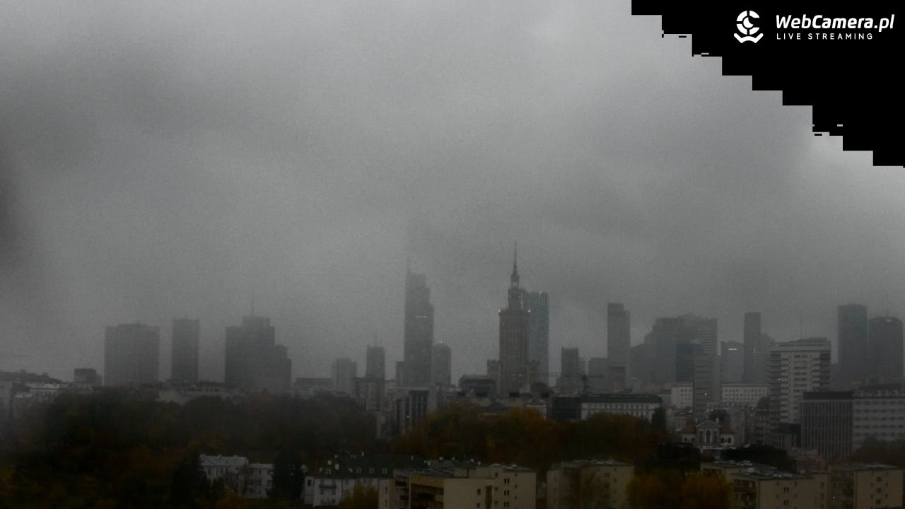 Warszawa - widok na centrum NOWOŚĆ - 24 październik 2025, 08:13