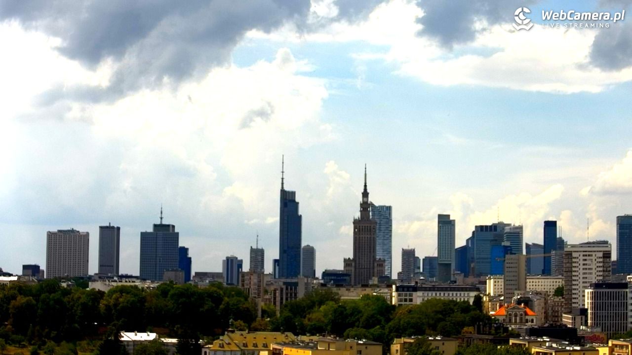Warszawa - widok na centrum NOWOŚĆ - 21 czerwiec 2026, 12:33