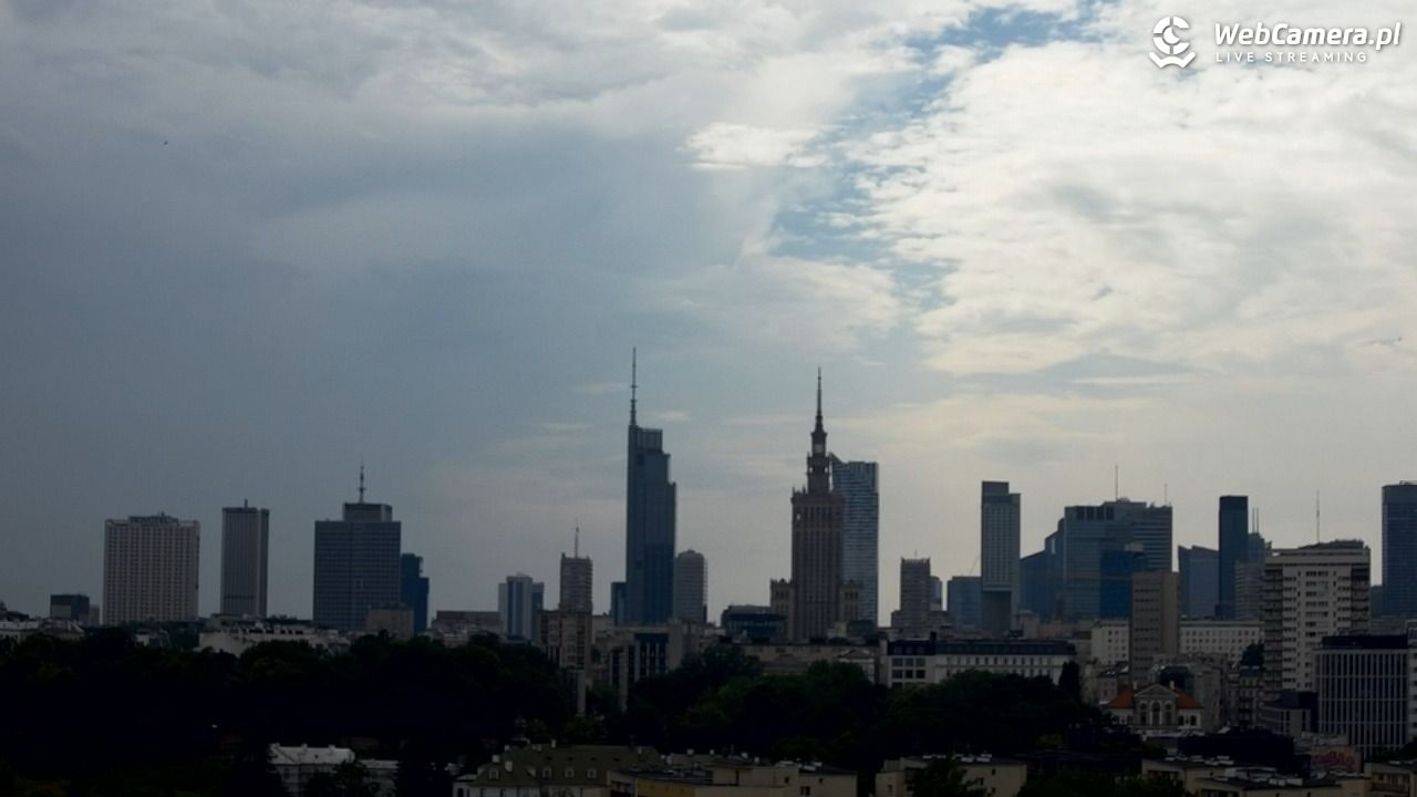 Warszawa - widok na centrum NOWOŚĆ - 21 czerwiec 2026, 14:43
