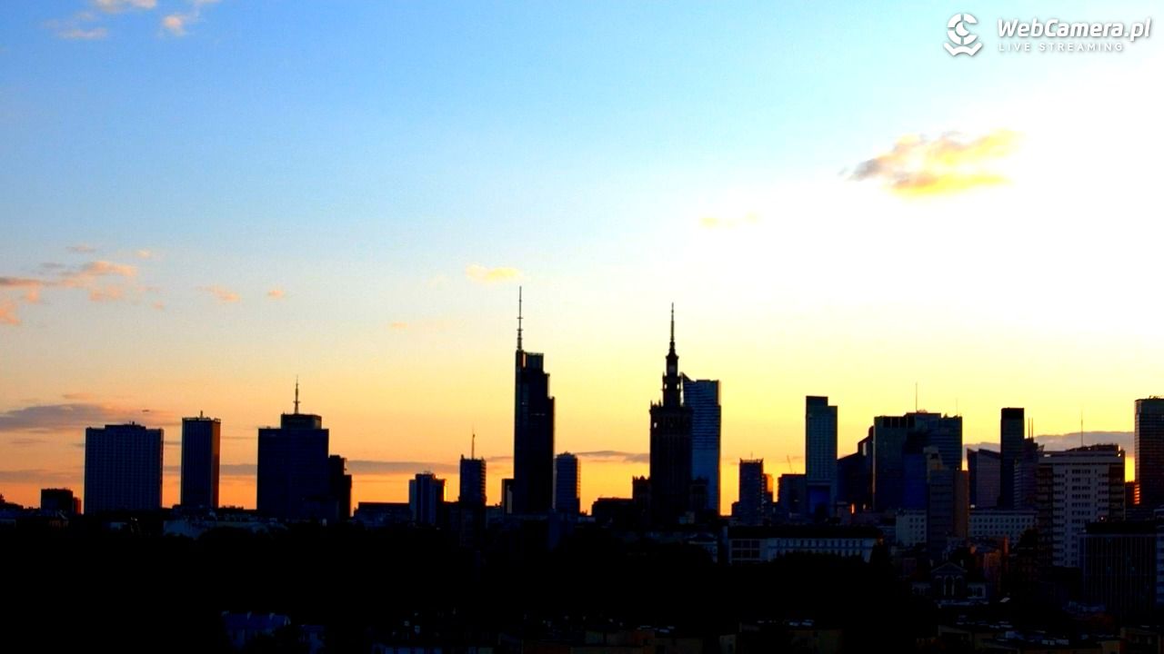 Warszawa - widok na centrum NOWOŚĆ - 29 kwiecień 2026, 19:39
