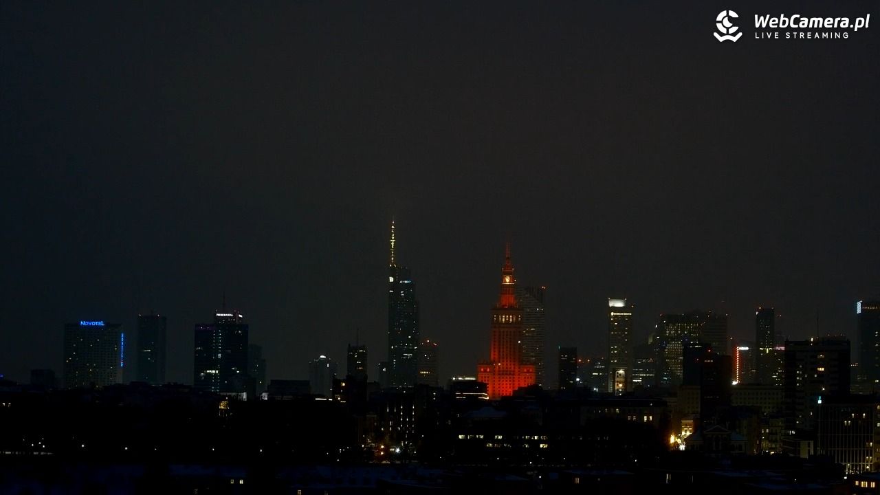 Warszawa - widok na centrum NOWOŚĆ - 25 styczeń 2026, 16:50