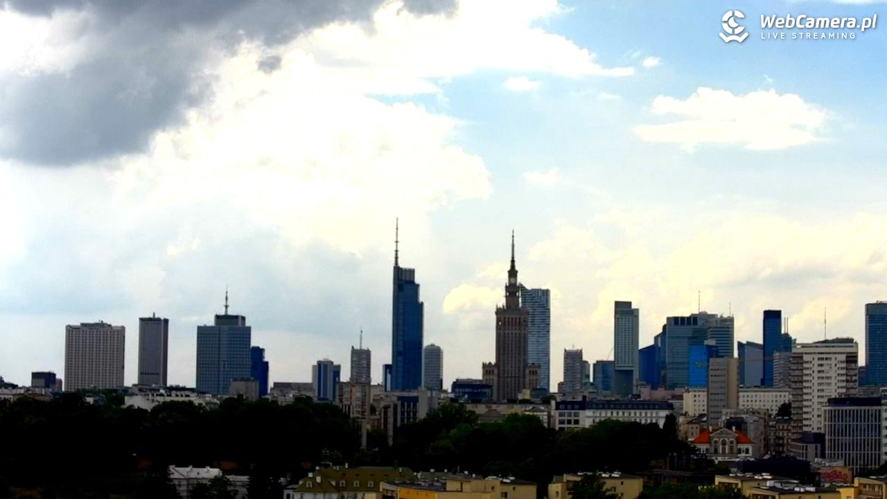 Warszawa - widok na centrum NOWOŚĆ - 21 czerwiec 2026, 12:38