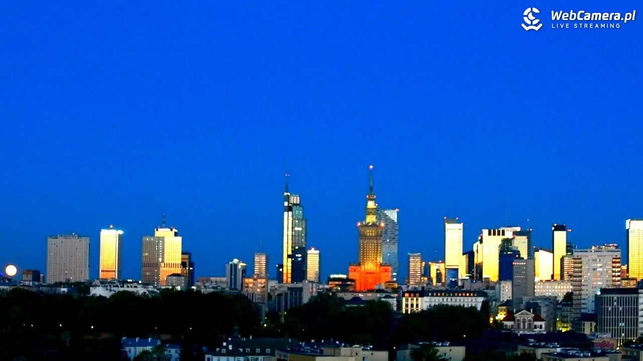 Warszawa - widok na centrum NOWOŚĆ - 02 maj 2026, 04:32