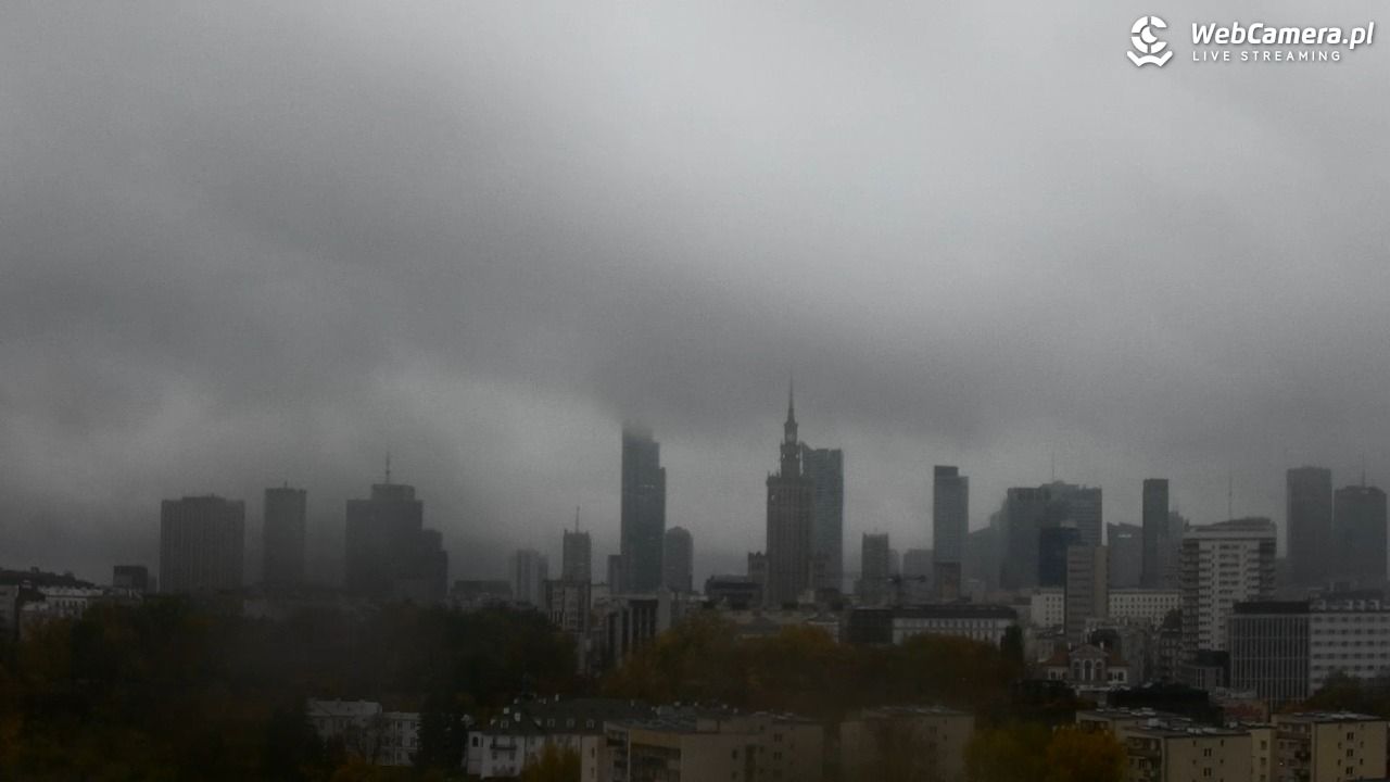 Warszawa - widok na centrum NOWOŚĆ - 24 październik 2025, 16:10