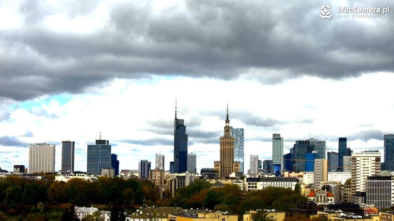 Warszawa - widok na centrum NOWOŚĆ - 29 kwiecień 2026, 09:15