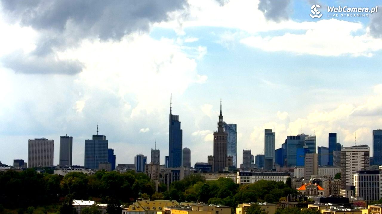 Warszawa - widok na centrum NOWOŚĆ - 21 czerwiec 2026, 12:35