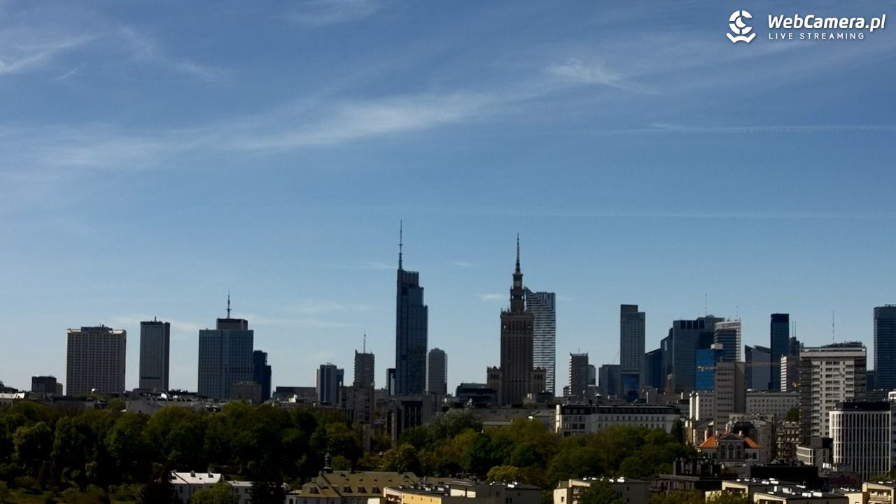 Warszawa - widok na centrum NOWOŚĆ - 03 maj 2026, 11:47