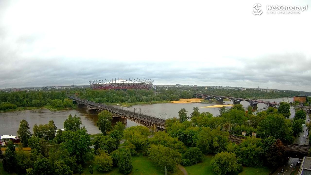 Warszawa - widok na Stadion Narodowy - 17 maj 2025, 08:13