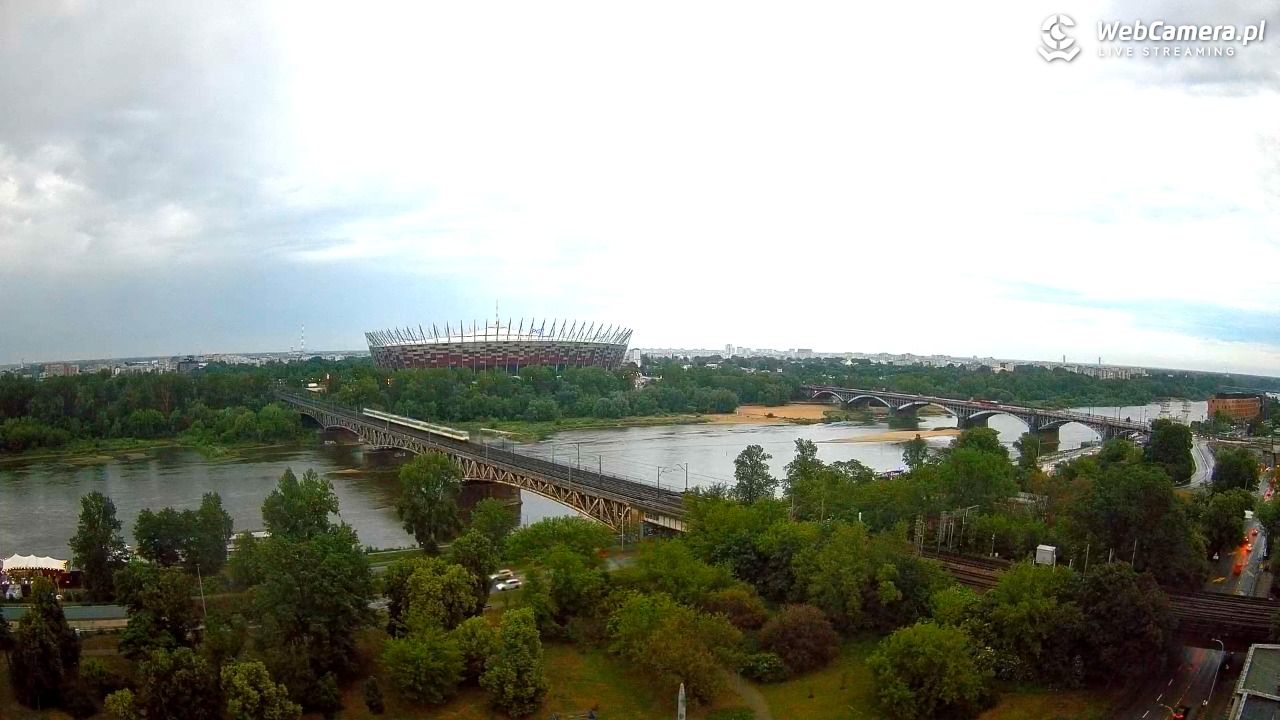 Warszawa - widok na Stadion Narodowy - 09 czerwiec 2026, 20:36