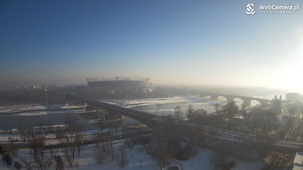 Warszawa - widok na Stadion Narodowy - 20 styczeń 2026, 09:34