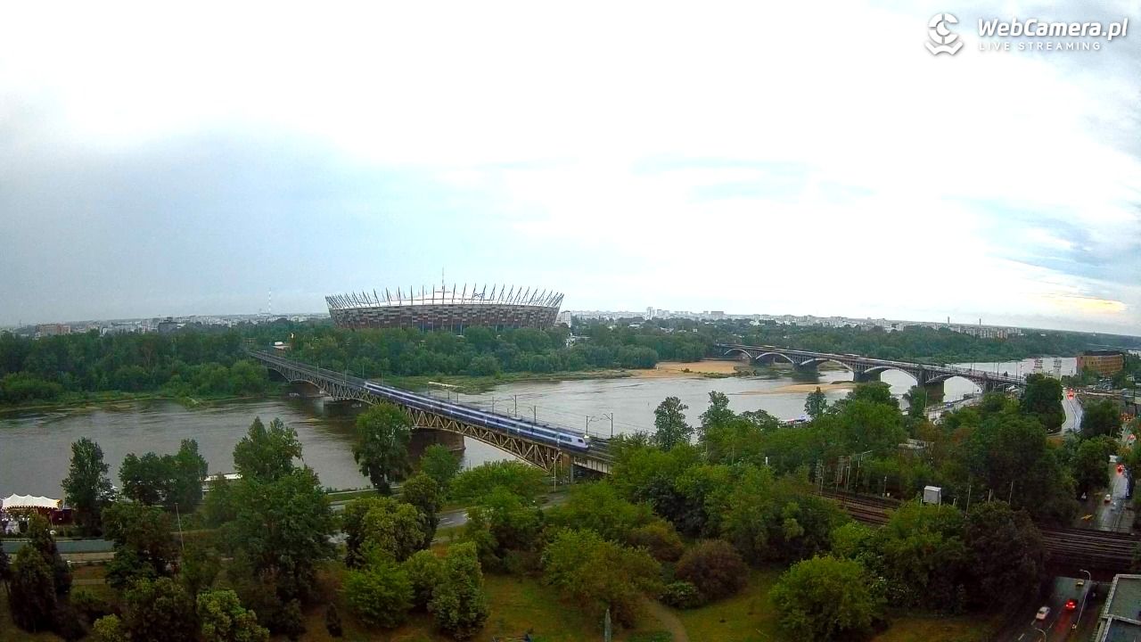 Warszawa - widok na Stadion Narodowy - 09 czerwiec 2026, 20:19