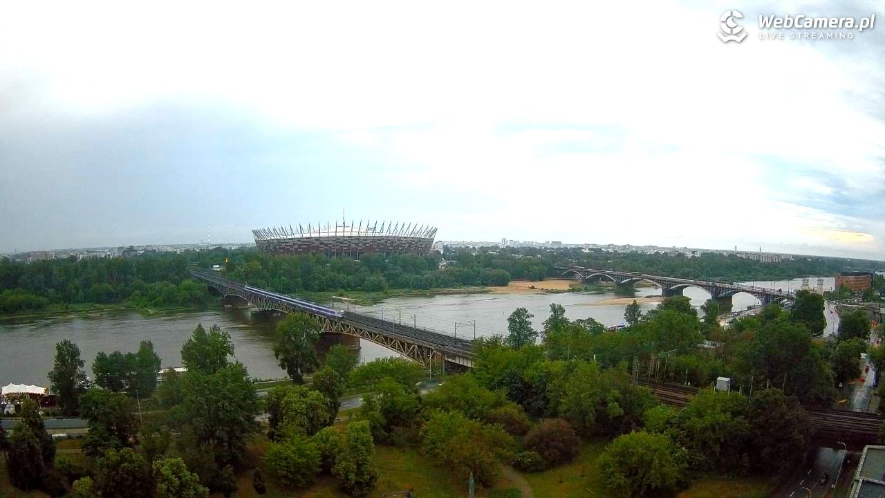 Warszawa - widok na Stadion Narodowy - 09 czerwiec 2026, 20:19