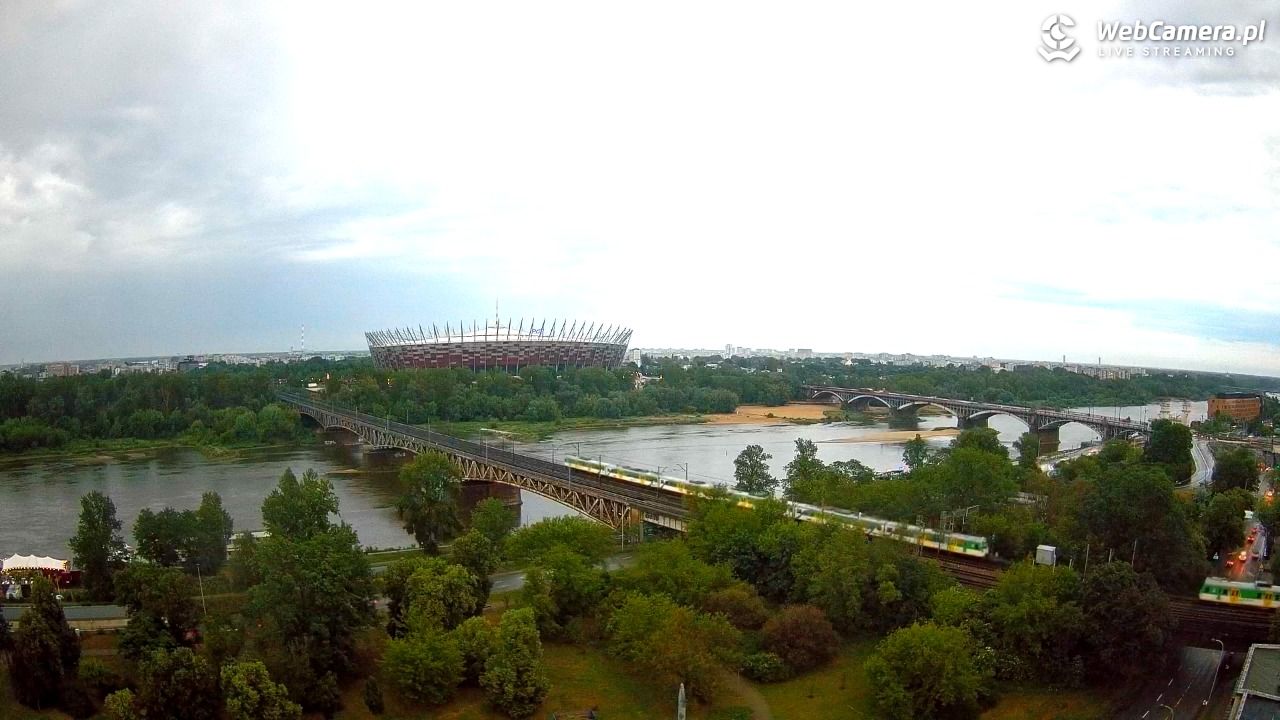 Warszawa - widok na Stadion Narodowy - 09 czerwiec 2026, 20:35