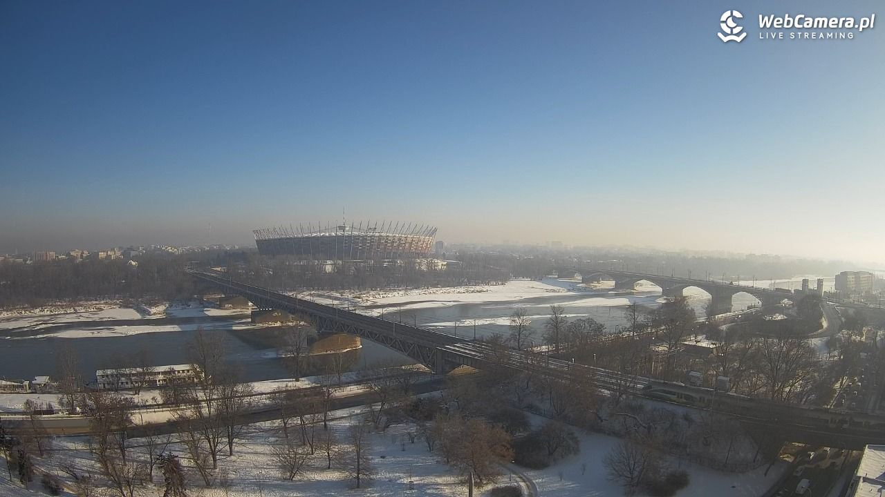 Warszawa - widok na Stadion Narodowy - 20 styczeń 2026, 10:57
