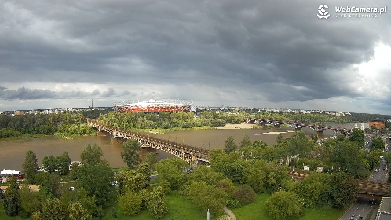 Warszawa - widok na Stadion Narodowy - 11 czerwiec 2025, 17:20