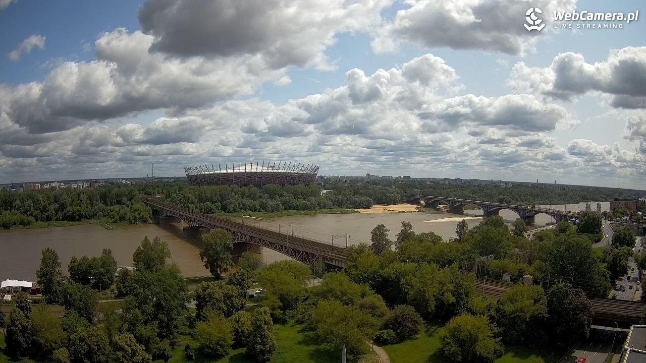 Warszawa - widok na Stadion Narodowy - 12 czerwiec 2025, 11:20