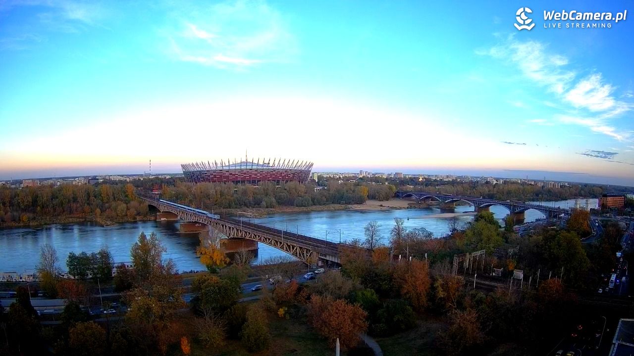 Warszawa - widok na Stadion Narodowy - 21 październik 2025, 16:47