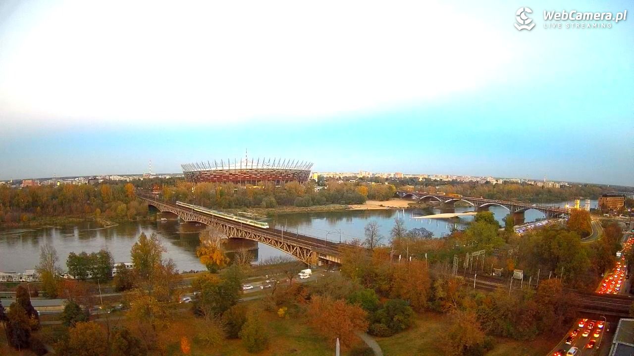 Warszawa - widok na Stadion Narodowy - 21 październik 2025, 17:44