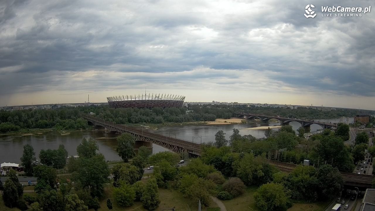 Warszawa - widok na Stadion Narodowy - 09 czerwiec 2026, 17:32