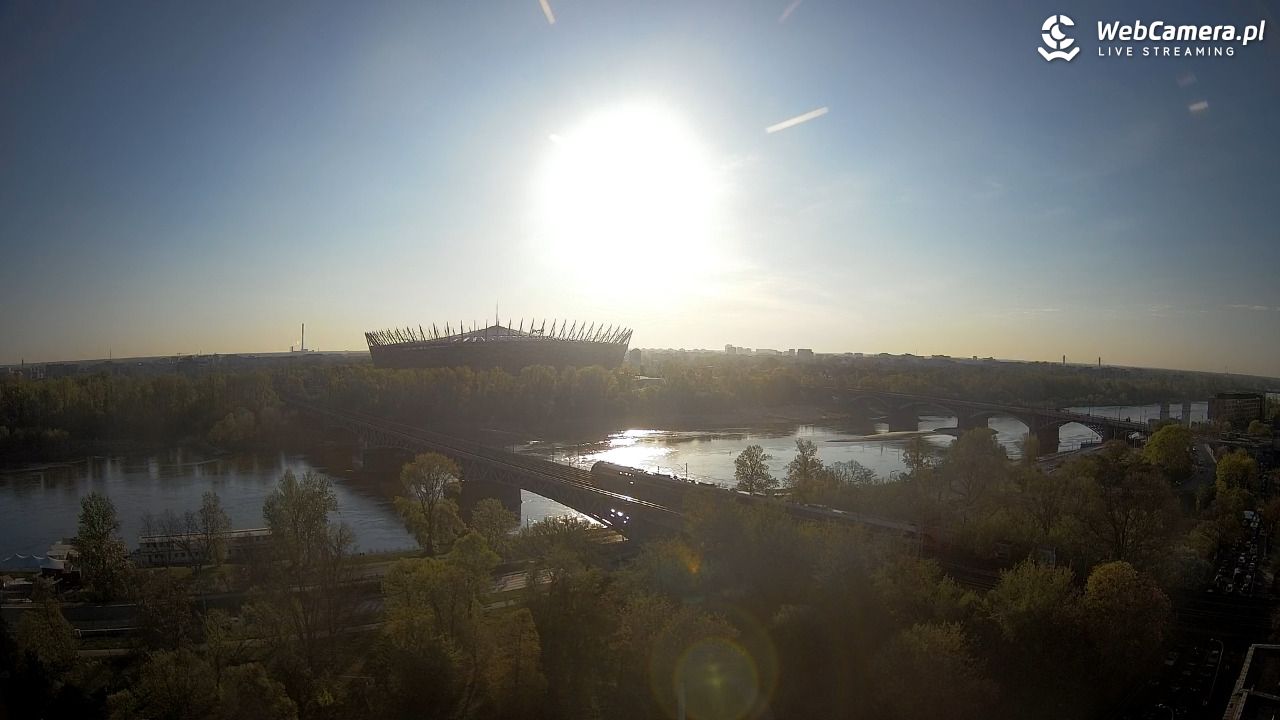 Warszawa - widok na Stadion Narodowy - 21 kwiecień 2026, 06:56