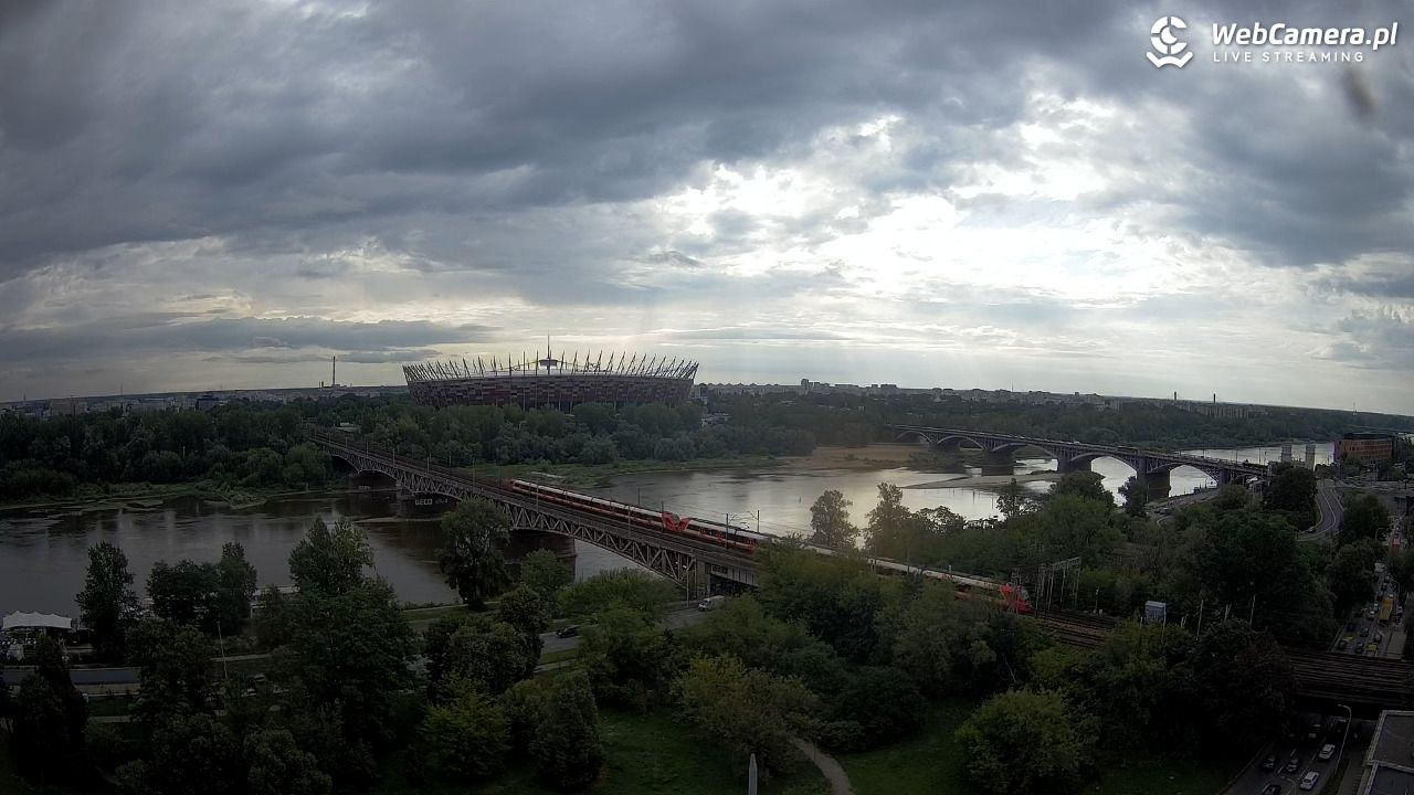 Warszawa - widok na Stadion Narodowy - 23 lipiec 2026, 07:43