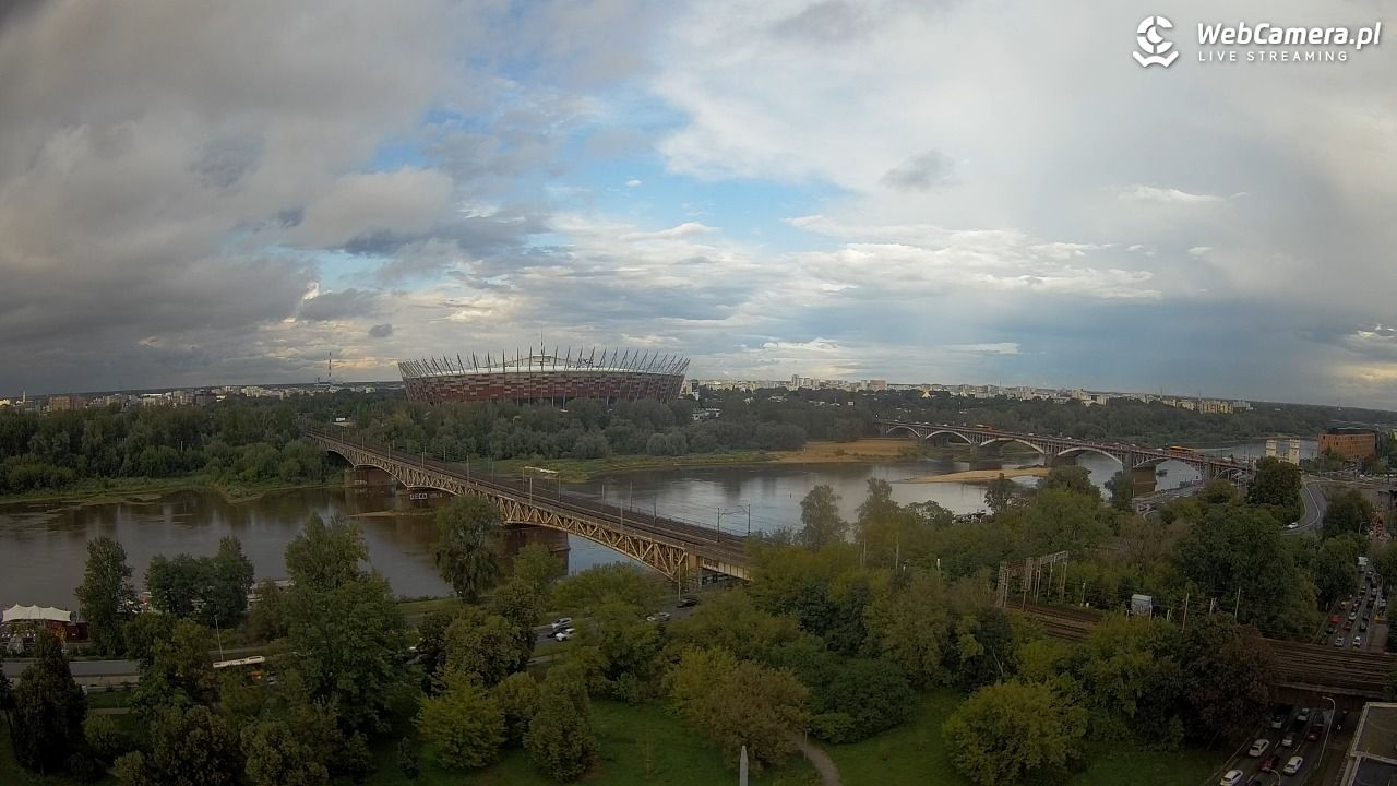 Warszawa - widok na Stadion Narodowy - 23 lipiec 2026, 18:23