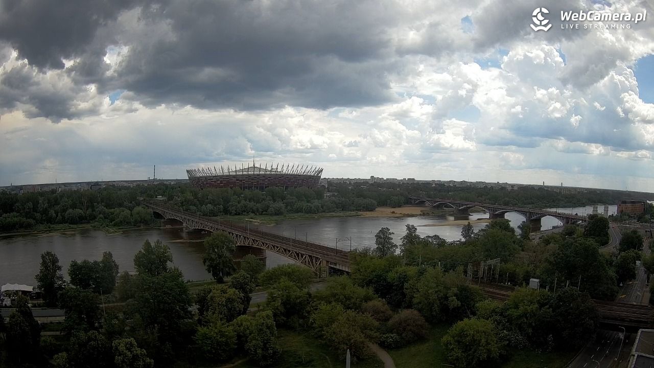 Warszawa - widok na Stadion Narodowy - 07 czerwiec 2026, 11:47