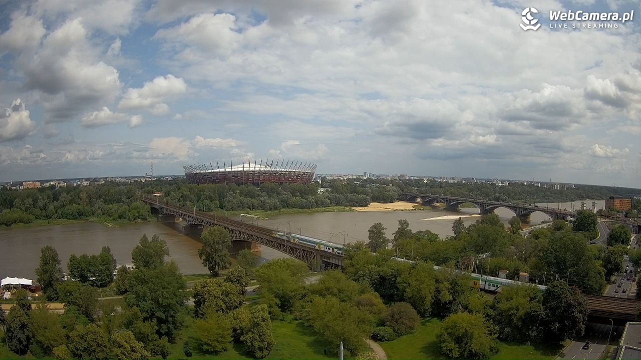 Warszawa - widok na Stadion Narodowy - 11 czerwiec 2025, 13:36