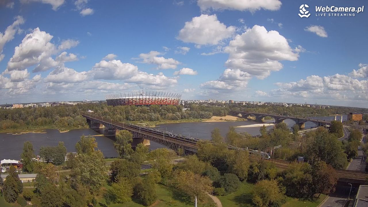 Warszawa - widok na Stadion Narodowy - 05 wresień 2026, 14:16