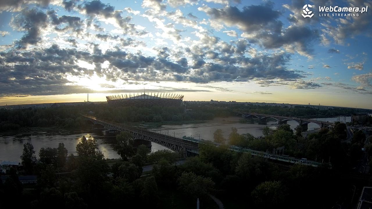 Warszawa - widok na Stadion Narodowy - 22 lipiec 2026, 05:32