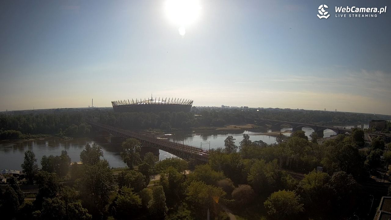 Warszawa - widok na Stadion Narodowy - 07 czerwiec 2026, 07:21