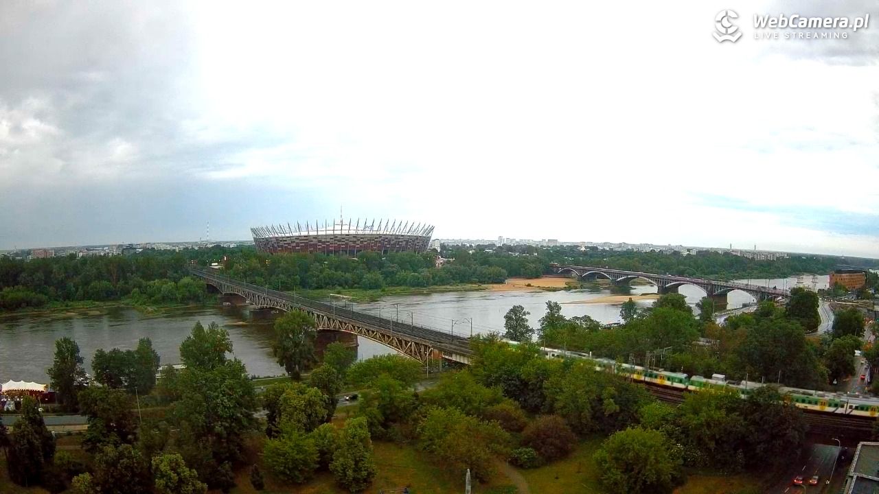 Warszawa - widok na Stadion Narodowy - 09 czerwiec 2026, 20:35
