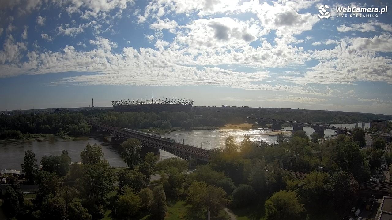 Warszawa - widok na Stadion Narodowy - 22 lipiec 2026, 08:39
