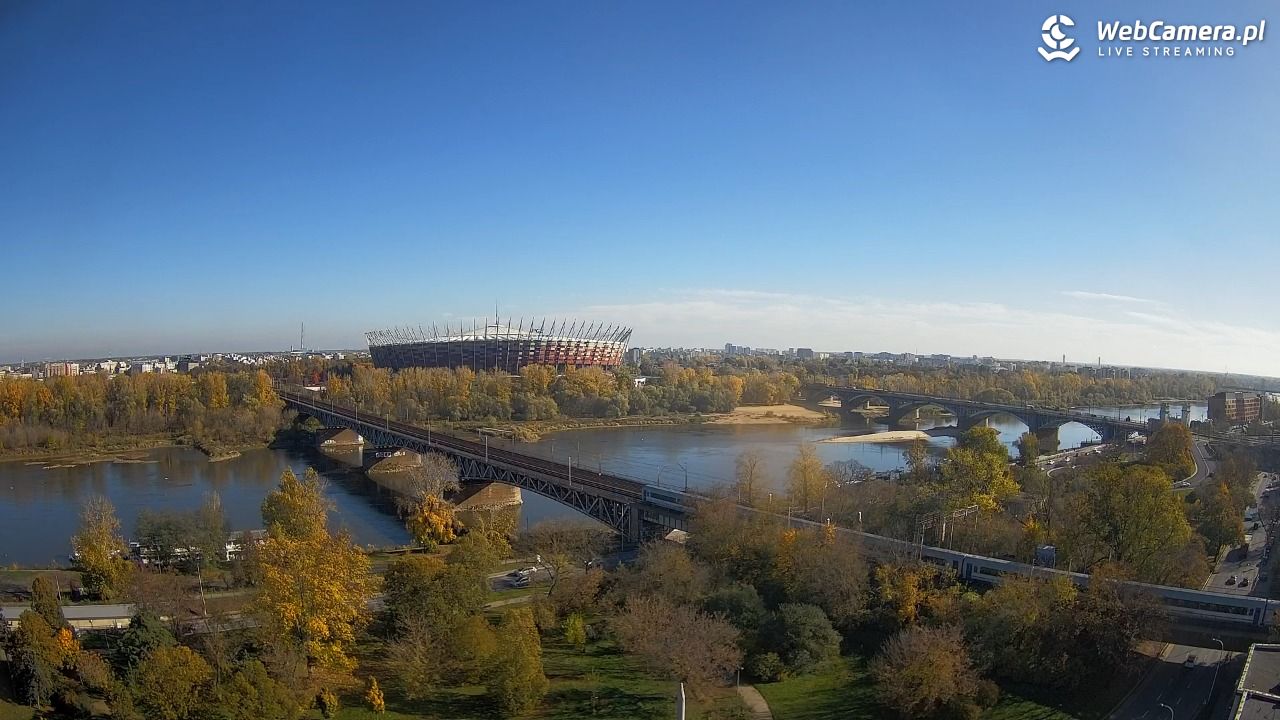 Warszawa - widok na Stadion Narodowy - 23 październik 2026, 09:45