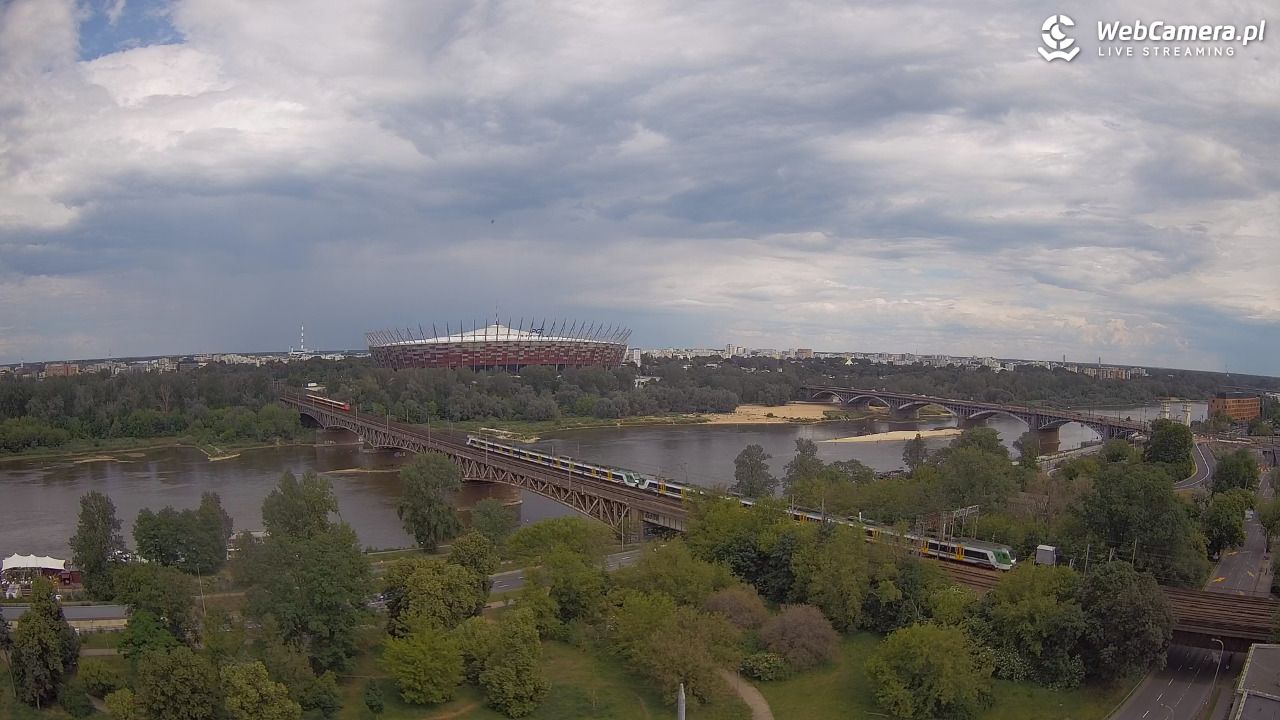 Warszawa - widok na Stadion Narodowy - 07 czerwiec 2026, 14:28