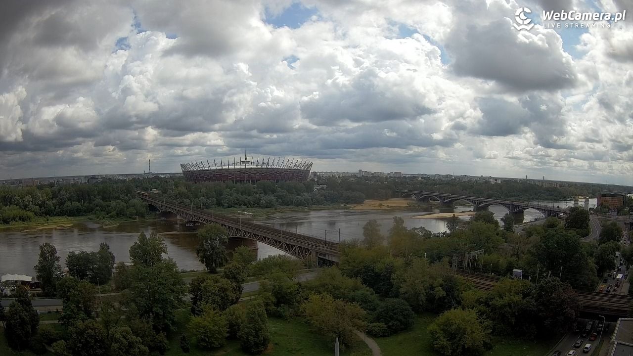 Warszawa - widok na Stadion Narodowy - 23 lipiec 2026, 10:54